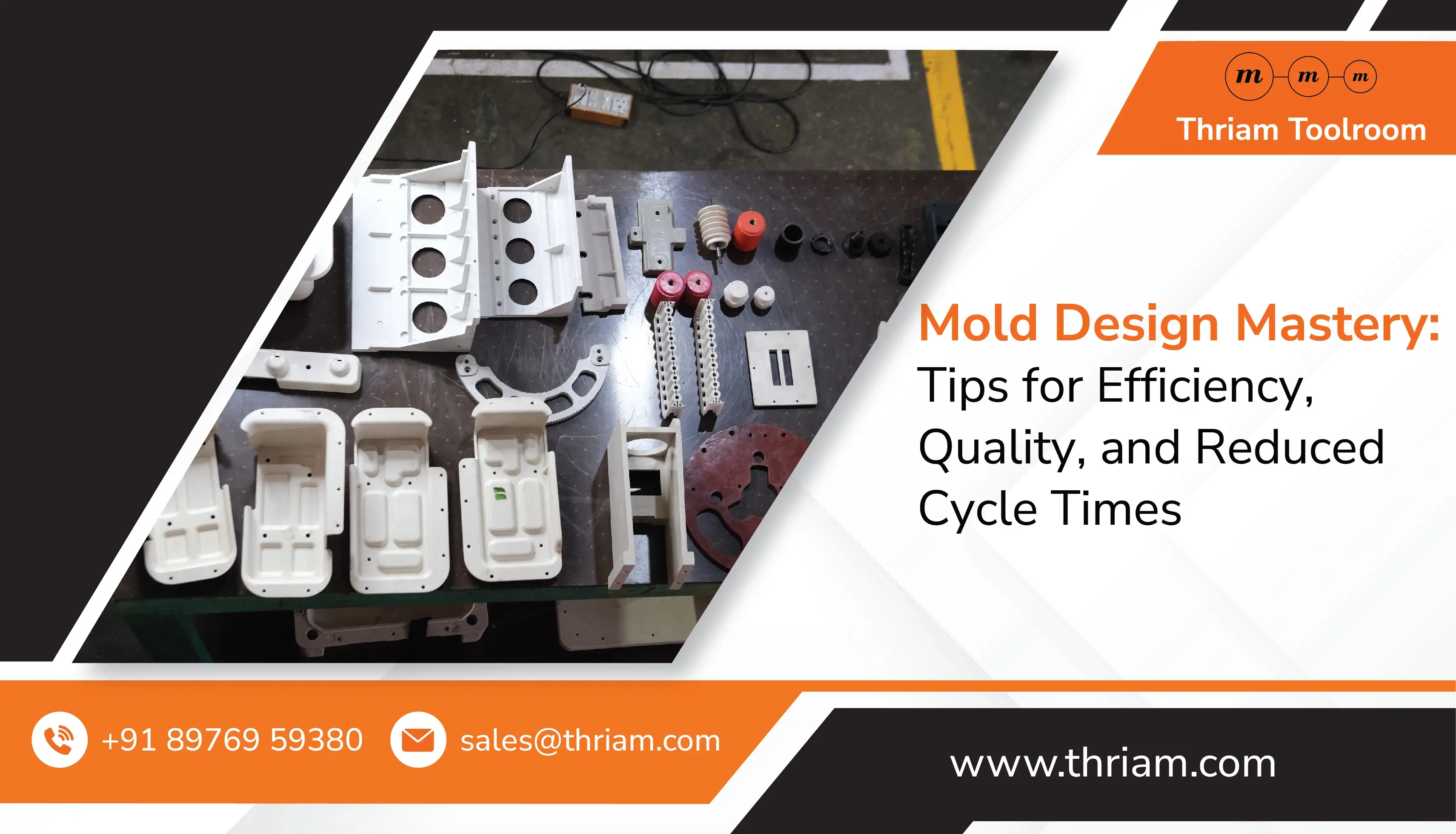 Mold Design Tips for Optimal Efficiency and Quality banner by Thriam