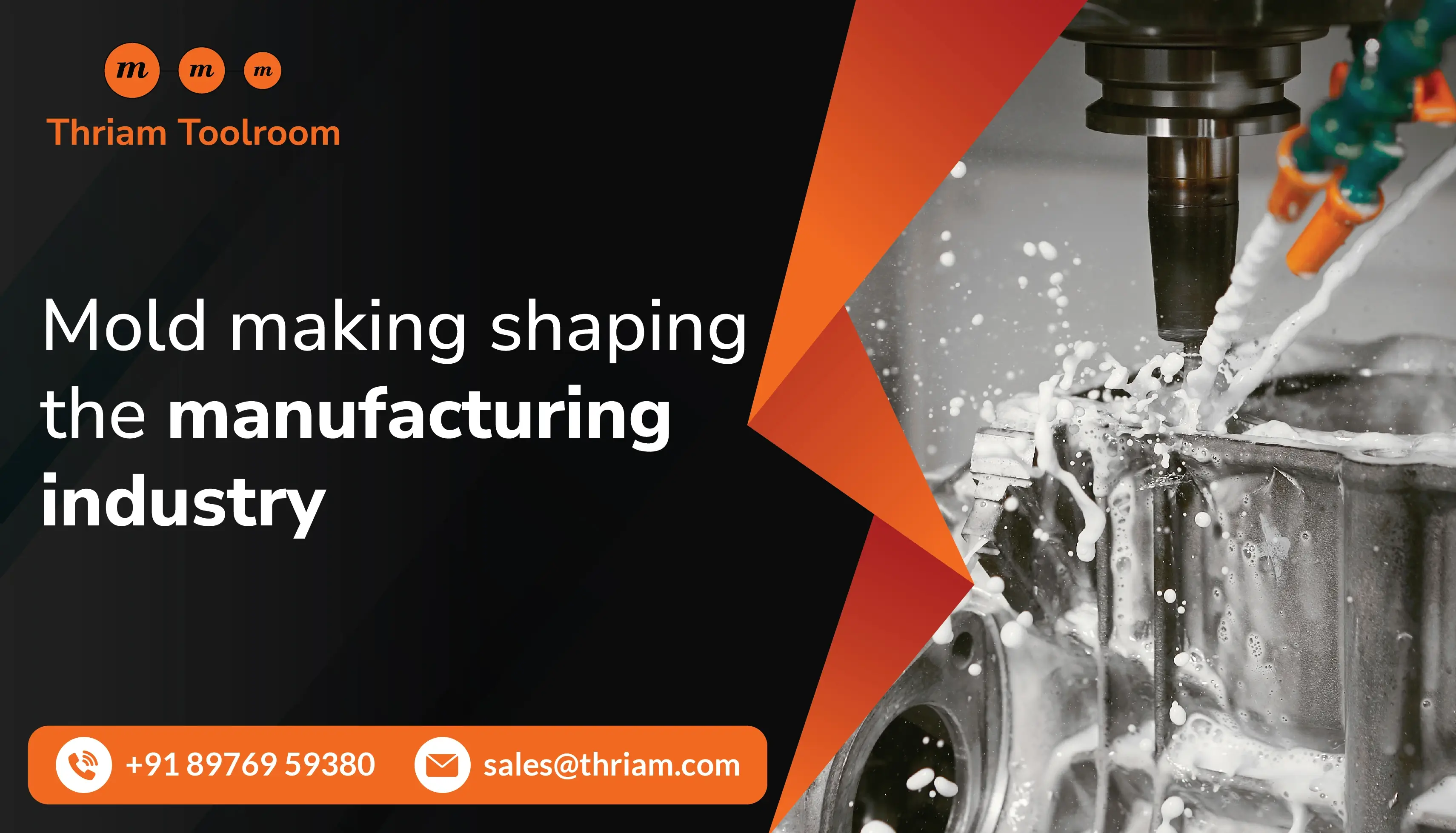 Thriam Toolroom for plastic mold manufacturing banner by Thriam