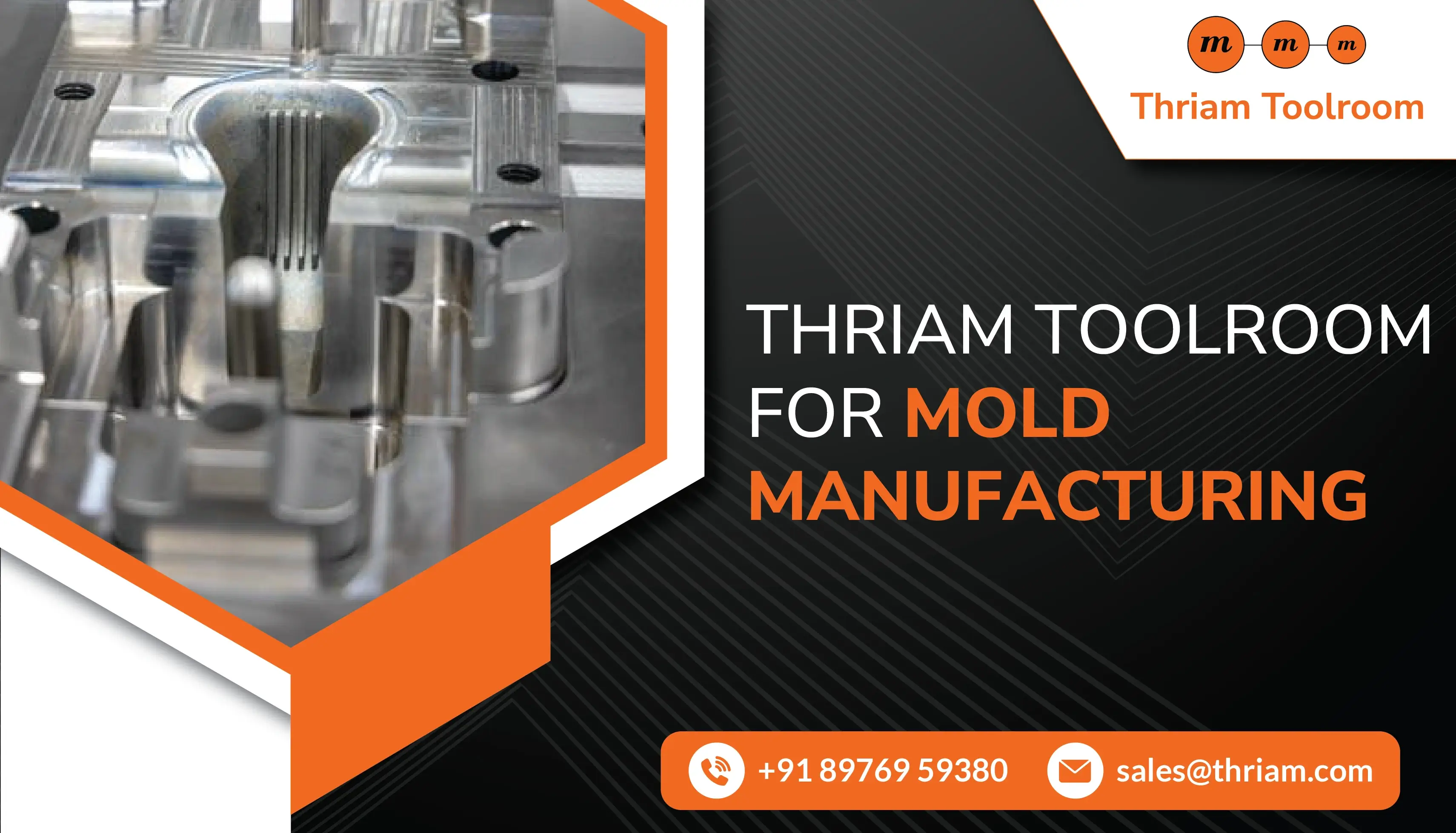 Thriam Toolroom for mold manufacturing banner by Thriam