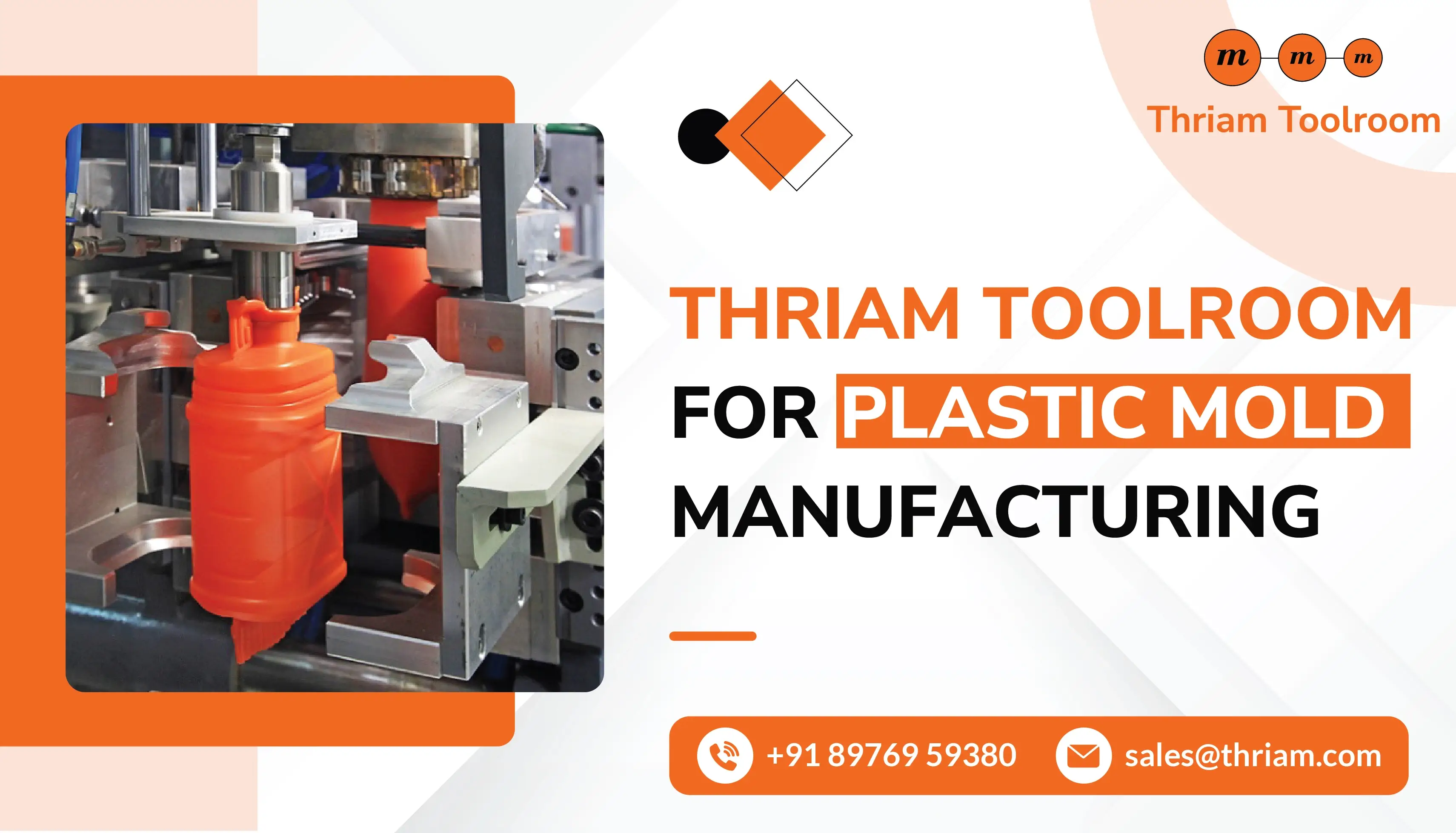 Thriam Toolroom for plastic mold manufacturing Banner by Thriam