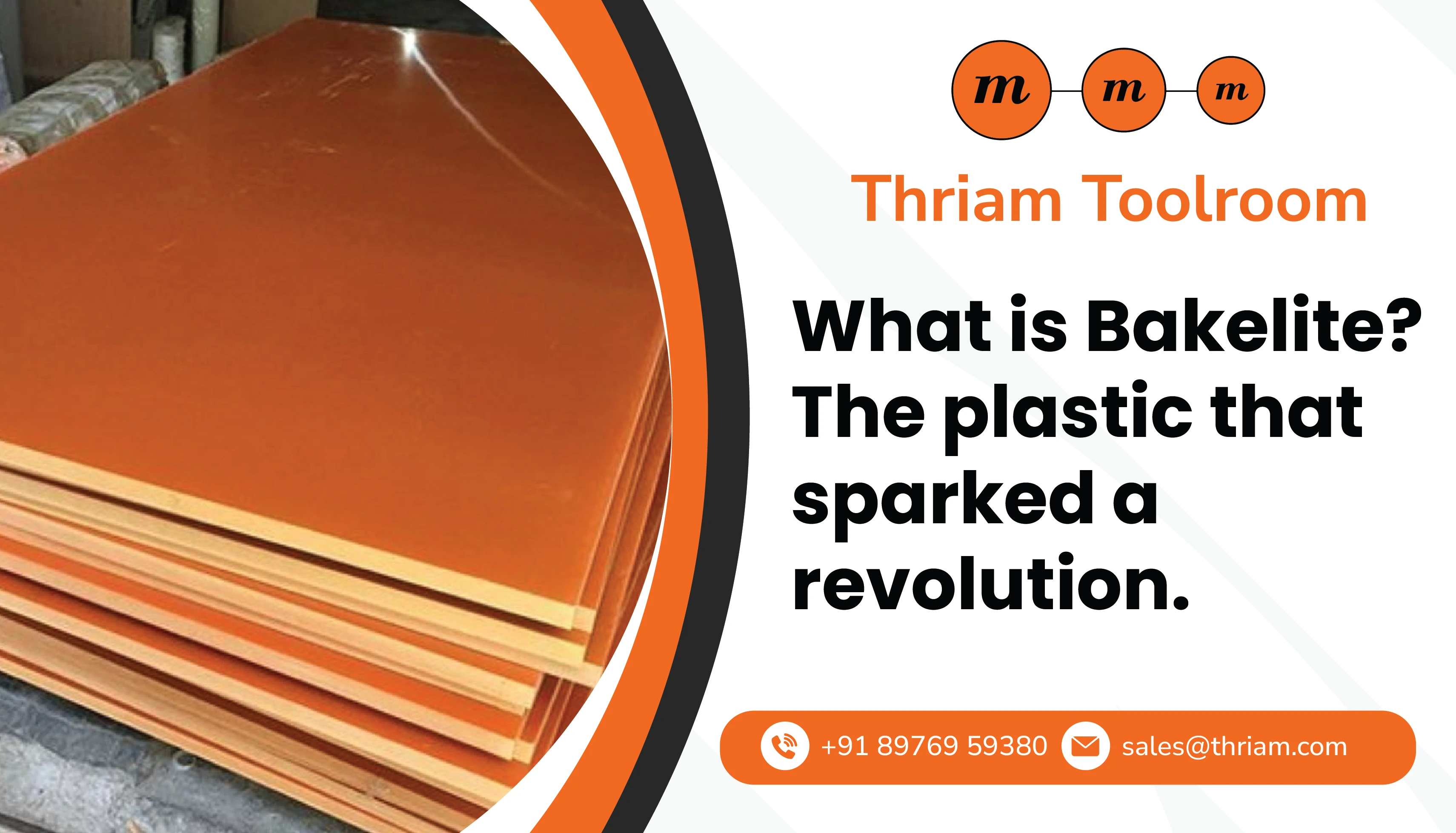 What is Bakelite? The plastic that sparked a revolution. banner by Thriam